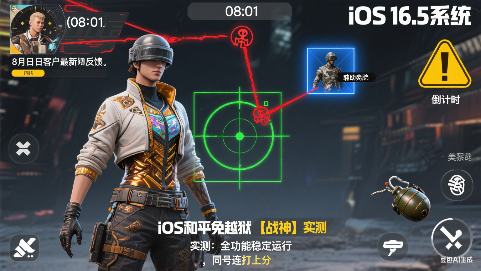 iOS 和平免越狱【战神】：8 月 1 日客户最新
